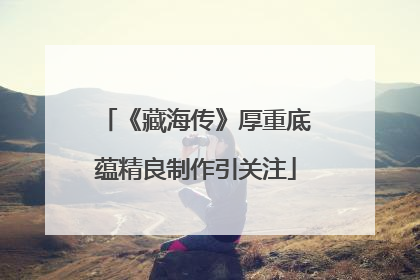 《藏海传》厚重底蕴精良制作引关注