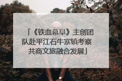 《铁血幕阜》主创团队赴平江石牛寨镇考察 共商文旅融合发展
