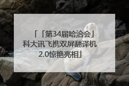「第34届哈洽会」科大讯飞携双屏翻译机2.0惊艳亮相