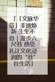 「文脉华章」非遗焕新 生生不息｜漫步六尺巷 感受礼让文化浸润的“巷”往生活