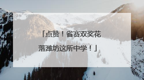 点赞！省赛双奖花落潍坊这所中学！