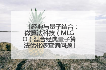 经典与量子结合：微算法科技（MLGO）混合经典量子算法优化多查询问题