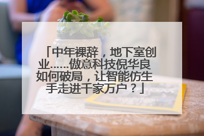 中年裸辞，地下室创业……傲意科技倪华良如何破局，让智能仿生手走进千家万户？