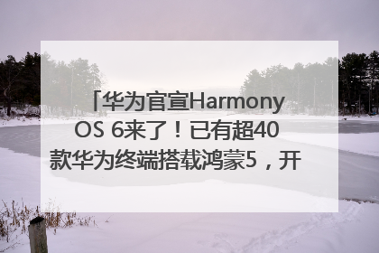 华为官宣HarmonyOS 6来了！已有超40款华为终端搭载鸿蒙5，开发者突破800万
