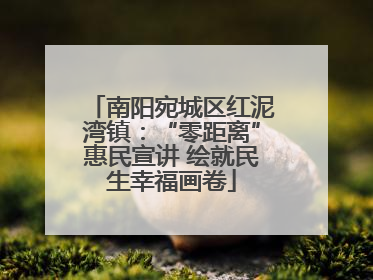 南阳宛城区红泥湾镇：“零距离”惠民宣讲 绘就民生幸福画卷