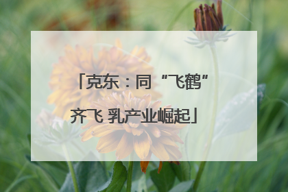 克东：同“飞鹤”齐飞 乳产业崛起