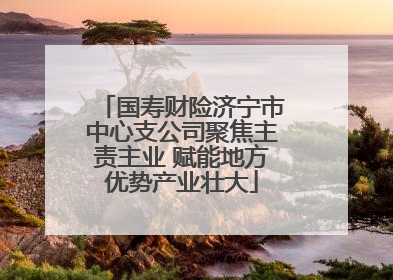 国寿财险济宁市中心支公司聚焦主责主业 赋能地方优势产业壮大
