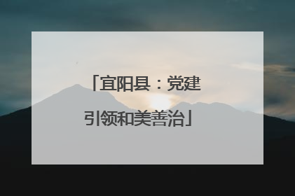 宜阳县：党建引领和美善治
