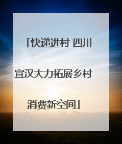 快递进村 四川宣汉大力拓展乡村消费新空间