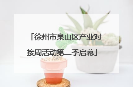 徐州市泉山区产业对接周活动第二季启幕