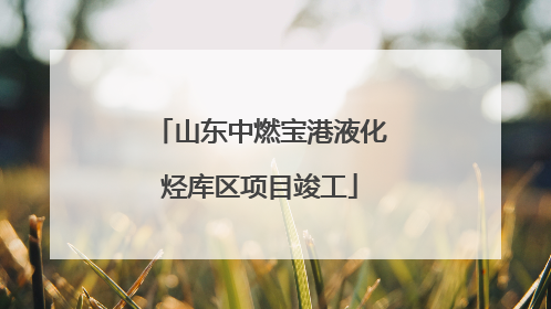 山东中燃宝港液化烃库区项目竣工
