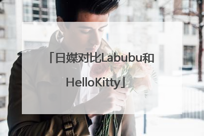 日媒对比Labubu和HelloKitty