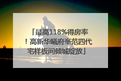 最高118%得房率！高新华曦府峯范四代宅样板间倾城绽放
