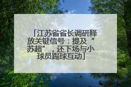 江苏省省长调研释放关键信号：提及“苏超”，还下场与小球员踢球互动