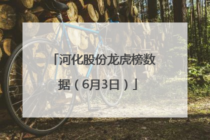 河化股份龙虎榜数据（6月3日）