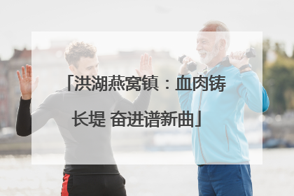 洪湖燕窝镇：血肉铸长堤 奋进谱新曲
