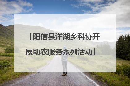 阳信县洋湖乡科协开展助农服务系列活动