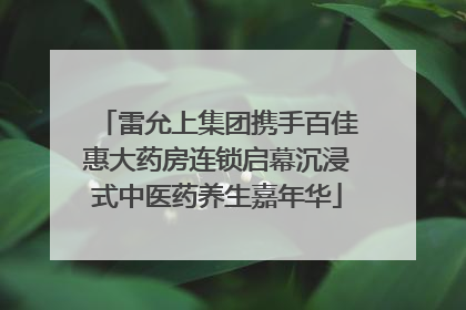 雷允上集团携手百佳惠大药房连锁启幕沉浸式中医药养生嘉年华