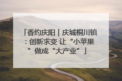 香约庆阳｜庆城桐川镇：创新求变 让“小苹果”做成“大产业”