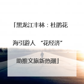 黑龙江丰林：杜鹃花海引游人 “花经济”助推文旅新热潮