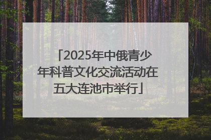 2025年中俄青少年科普文化交流活动在五大连池市举行