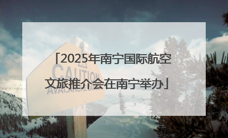 2025年南宁国际航空文旅推介会在南宁举办